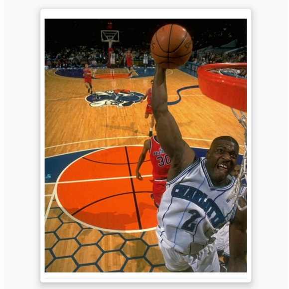 LARRY JOHNSON 8.5x11 OLD SCHOOL ULTRA GLOSSY BASKETBALL 7 POSTER BUNDLE SET!🔥 - Picture 2 of 7